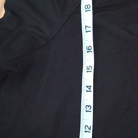 J.Jill Black Knit Hoodie w/Tan WhipStitch Zipper Cardigan Sz Medium VNUC ♥ - Picture 7 of 16